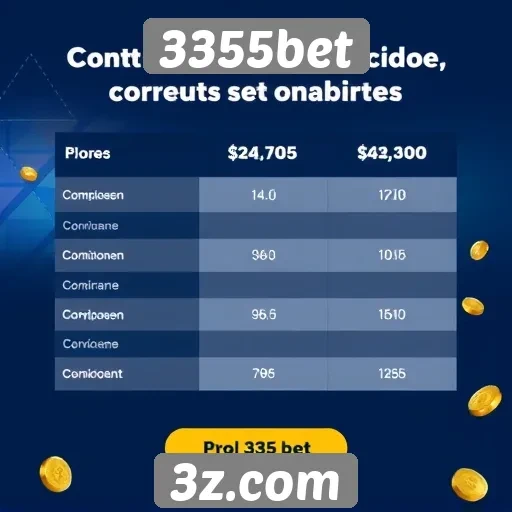 Comparativo de bônus oferecidos pelo 3355bet